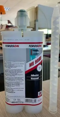 Produktfoto 1 von Teroson TEROSON MS 9399 Dichtmittel Weiß Paste, Flasche 400 ml, -40 °C, -40 °C