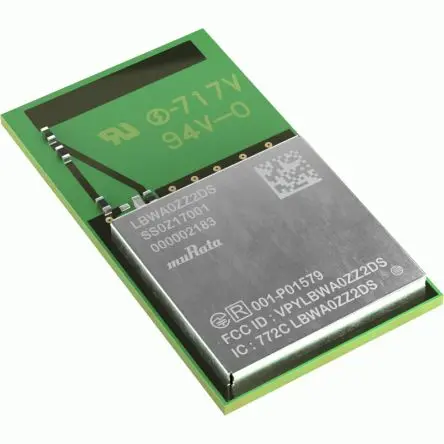Produktfoto 1 von Murata Power Solutions WLAN-Modul 3.63 V WLAN 802.11 b/g/n