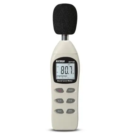 Produktfoto 1 von Extech LCD Schallpegelmessgerät 40 dB 130 dB 0.1 dB