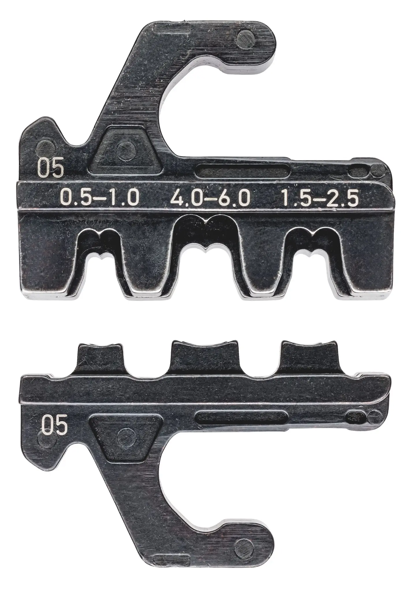 Produktfoto 1 von Knipex 97 Crimpmatrize Grau, Offener Steckverbinder