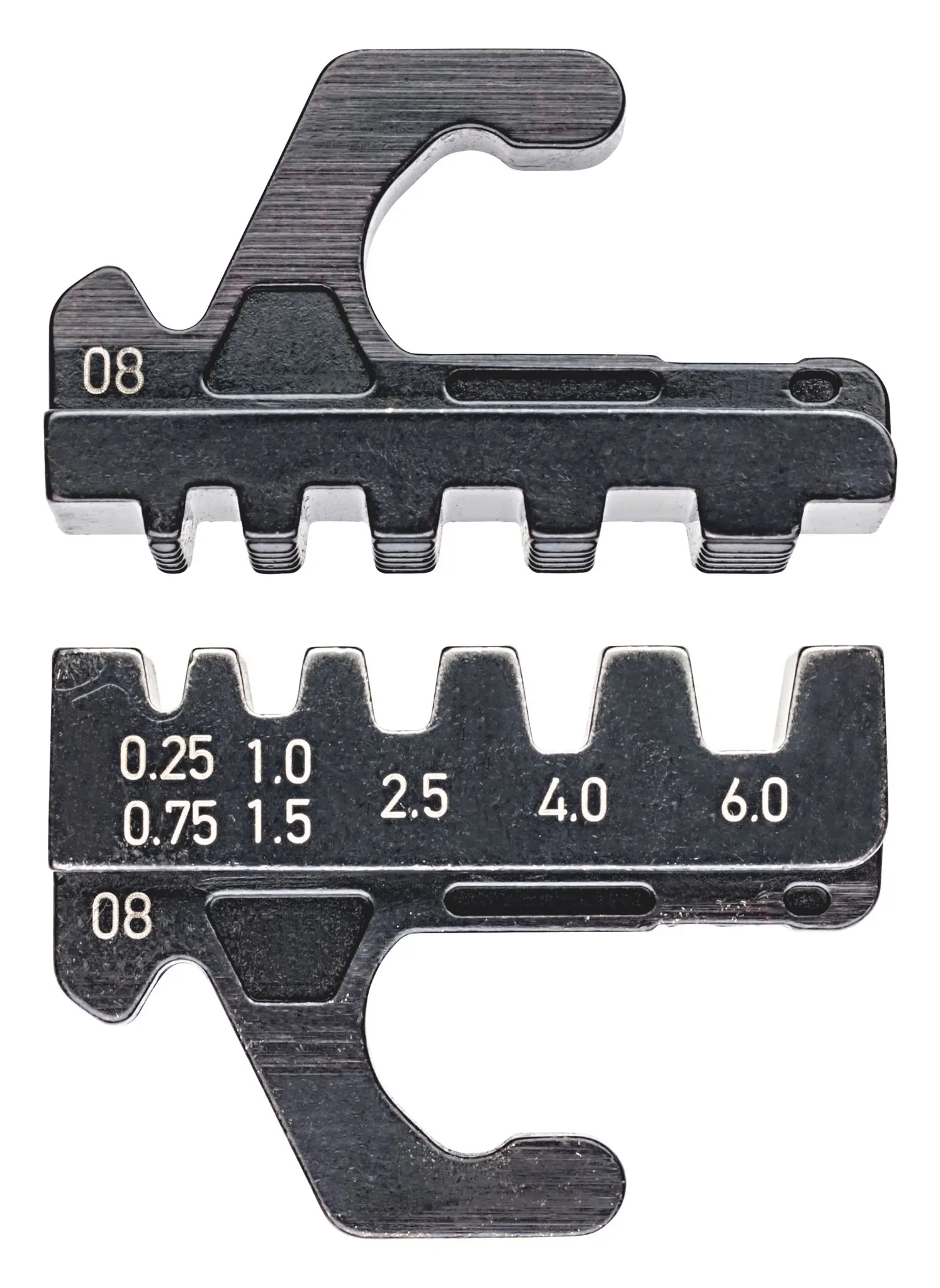 Produktfoto 1 von Knipex 97 Crimpmatrize Grau