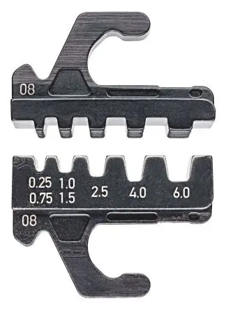 Produktfoto 1 von Knipex 97 Crimpmatrize Grau
