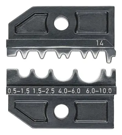 Produktfoto 1 von Knipex 97 43 Crimpmatrize Grau