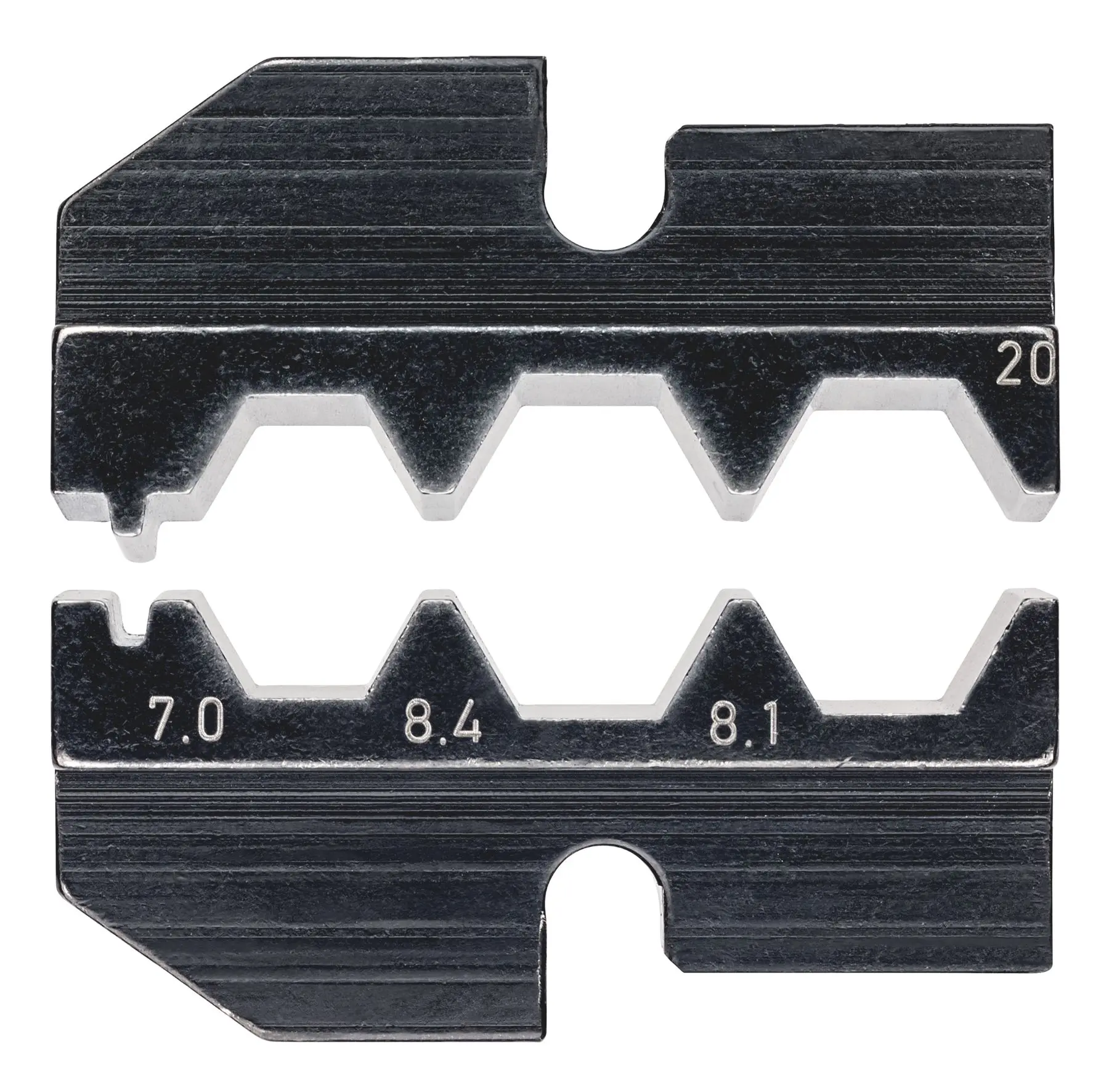 Produktfoto 1 von Knipex 97 Crimpmatrize Grau