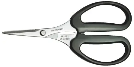 Produktfoto 1 von Knipex Schere Chrom Vanadium Stahl 160 mm Kevlar Kunststoff-Griff
