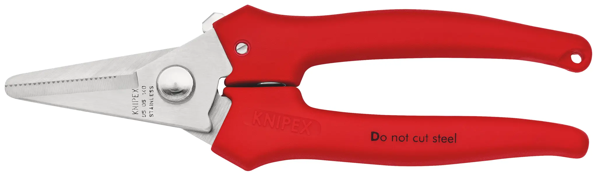 Produktfoto 1 von Knipex 140 mm Scheren für Kunststoff