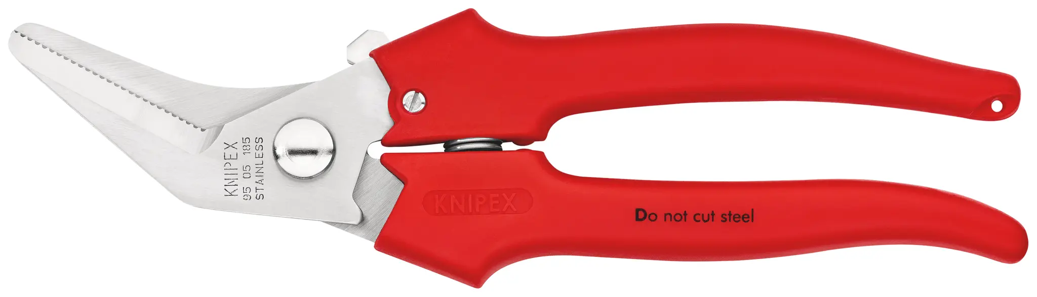 Produktfoto 1 von Knipex 185 mm Blechschere für Kunststoff