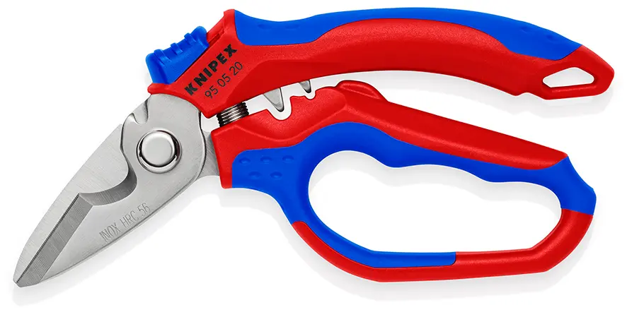 Produktfoto 1 von Knipex Schere Edelstahl 160 mm Elektriker Fiberglas-Griff