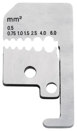 Produktfoto 1 von Knipex Flachstift Kabelabisolierklinge für Präzisionsabisolierzange Typ 12 21 180