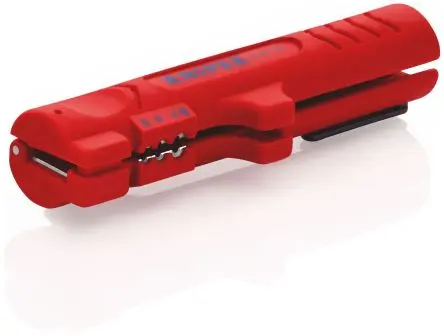 Produktfoto 1 von Knipex 16 64 125 SB Abisolierer, Rund, Flach 4 to 13 mm, 125mm