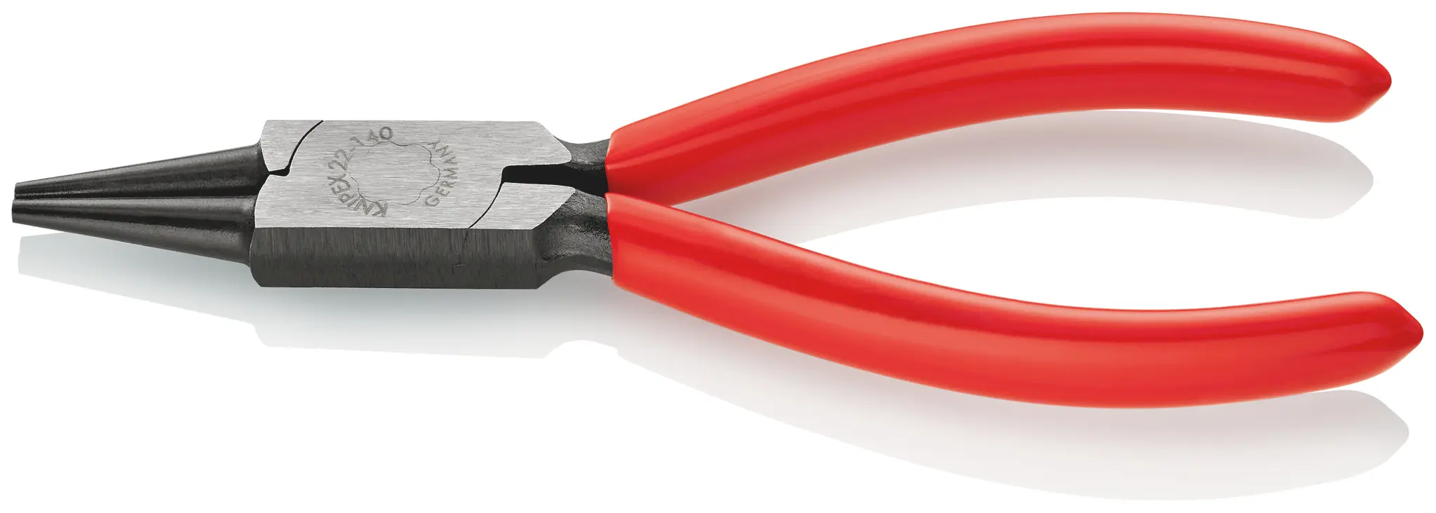 Produktfoto 1 von Knipex Rundzange / Backen 28mm Rund 140 mm