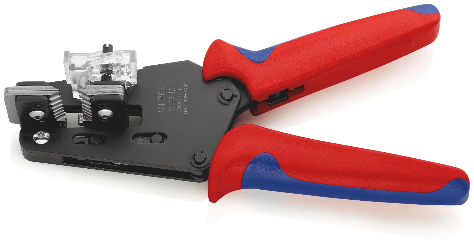 Produktfoto 1 von Knipex Präzisionsabisolierer, Multi-Core 26/10 AWG, 195 mm