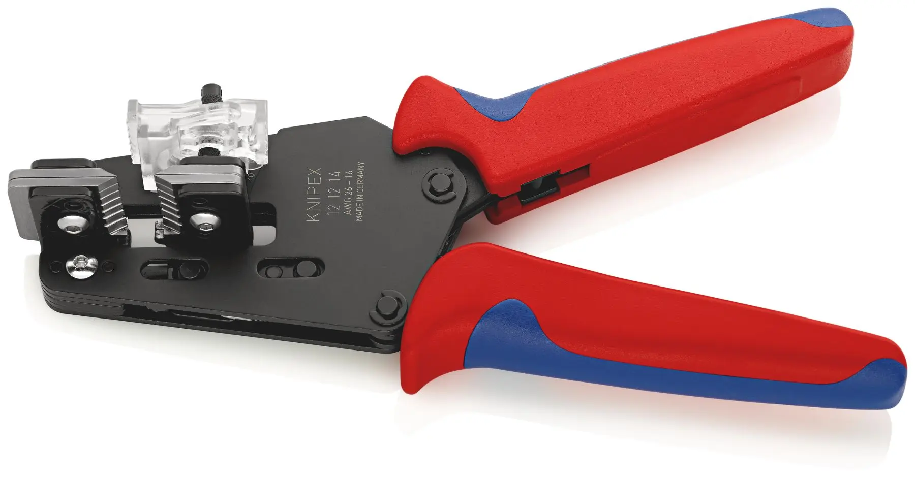 Produktfoto 1 von Knipex Präzisionsabisolierer, Multi-Core 26/16 AWG, 195 mm