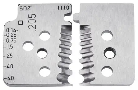 Produktfoto 1 von Knipex Flachstift Ersatzklingen für Präzisionsabisolierzange Typ 12 12 xx