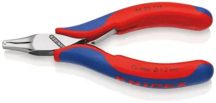 Produktfoto 1 von Knipex Crimpzange / Backen 18mm Schneidkraft → 1.2 mm Soft Wire 121 mm