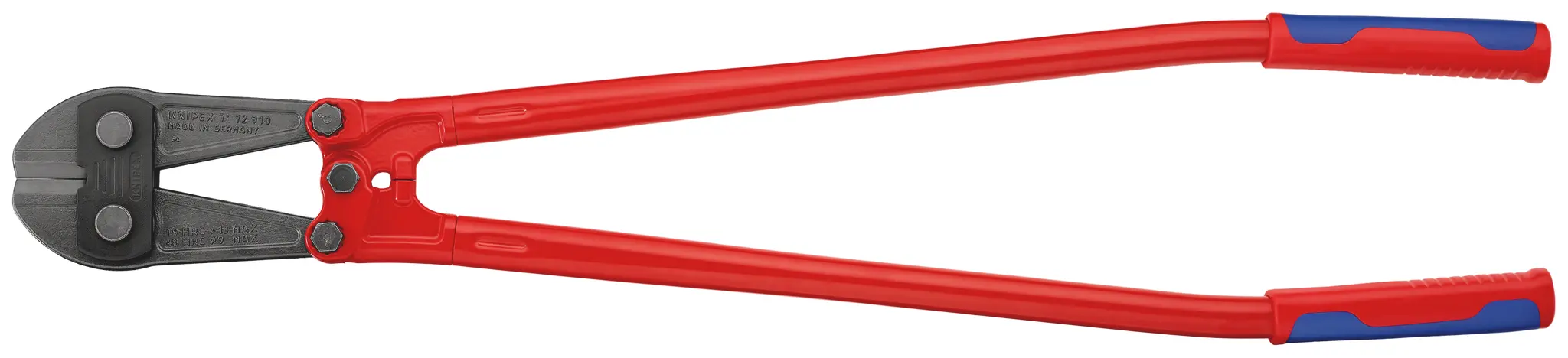 Produktfoto 1 von Knipex Bolzenschneider, Mehrkomponenten, Pulverbeschichtetes Stahlrohr 910 mm Chrom Vanadium Stahl, Schneidkraft → 13 mm