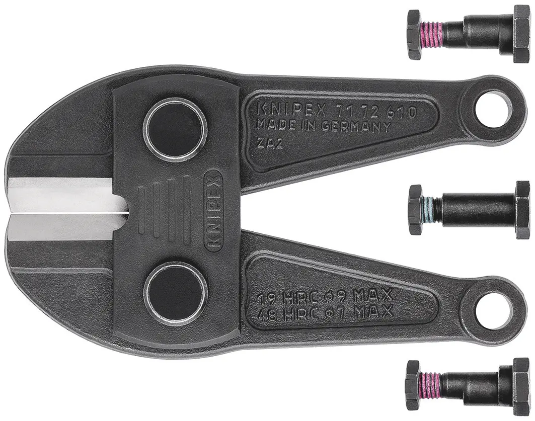 Produktfoto 1 von Knipex Ersatzmesserkopf Ersatz-Messer für Bolzenschneider High Performance 71 72 610