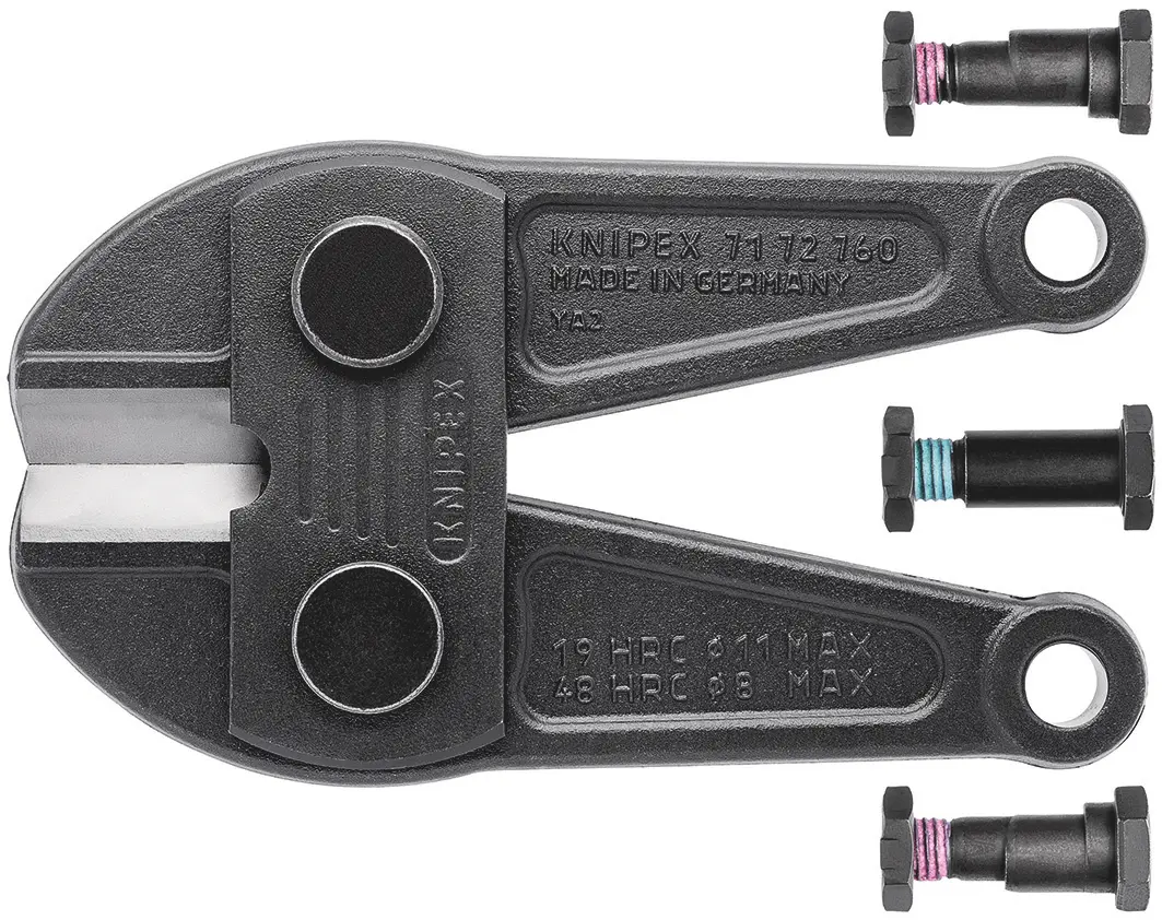 Produktfoto 1 von Knipex Ersatzmesserkopf Ersatz-Messer für Bolzenschneider High Performance 71 72 760