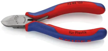Produktfoto 1 von Knipex Knipex Ohne abgeflachte Kante Kunststoffschneider Schließer (NO) 125mm