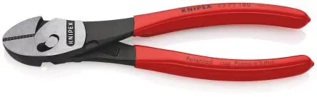 Produktfoto 1 von Knipex TwinForce® Ohne abgeflachte Kante Seitenschneider Schließer (NO) 180mm, Schneidleistung 5.5 mm