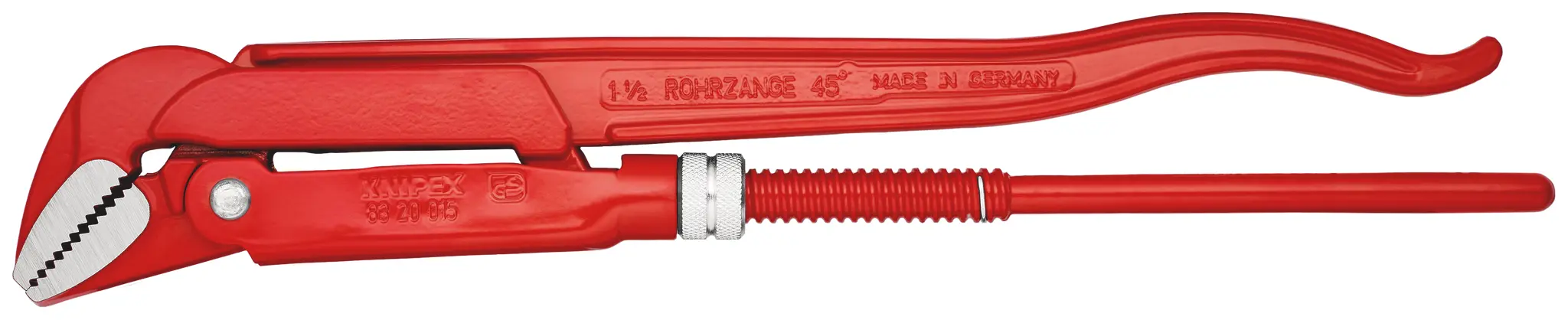 Produktfoto 1 von Knipex Schraubenschlüssel Rohrzange Nicht parkend, Metall Griff, Backenweite 60 mm, / Länge 430 mm