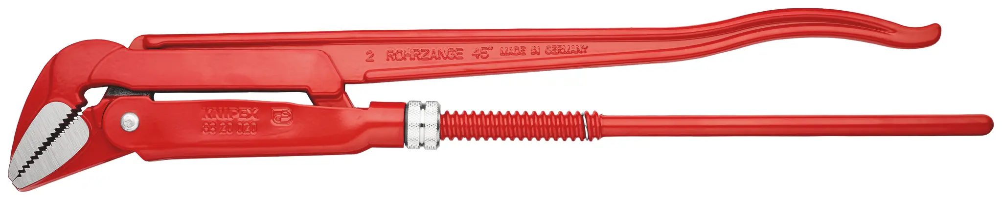 Produktfoto 1 von Knipex Schraubenschlüssel Rohrzange Nicht parkend, Metall Griff, Backenweite 70 mm, / Länge 570 mm