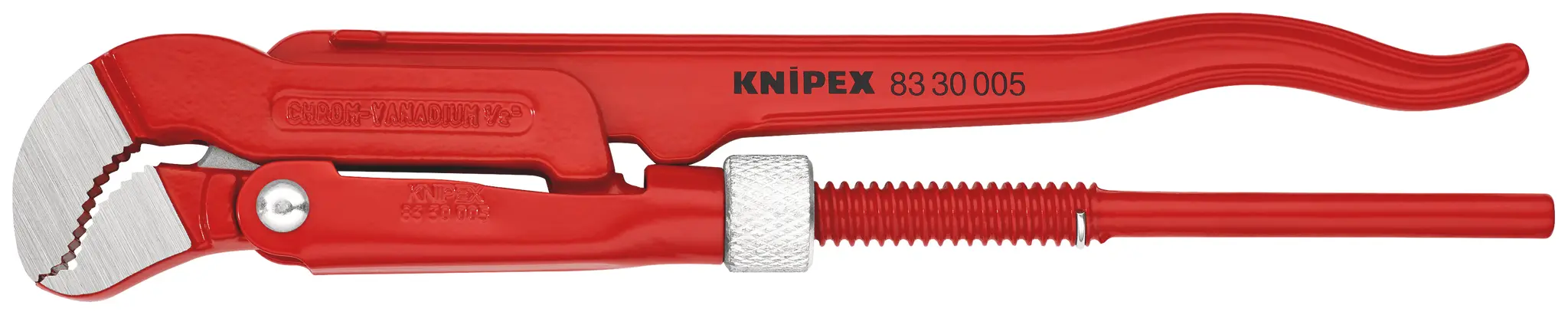 Produktfoto 1 von Knipex Schraubenschlüssel Rohrzange Nicht parkend, Metall Griff, Backenweite 35 mm, / Länge 245 mm