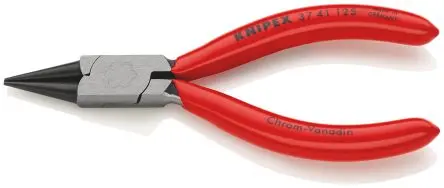 Produktfoto 1 von Knipex 37 41 125 Flachzange / Backen 27mm Rund 125 mm
