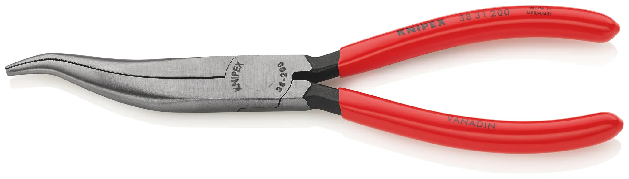 Produktfoto 1 von Knipex 38 31 200 Crimpzange / Backen 73mm Rund 200 mm