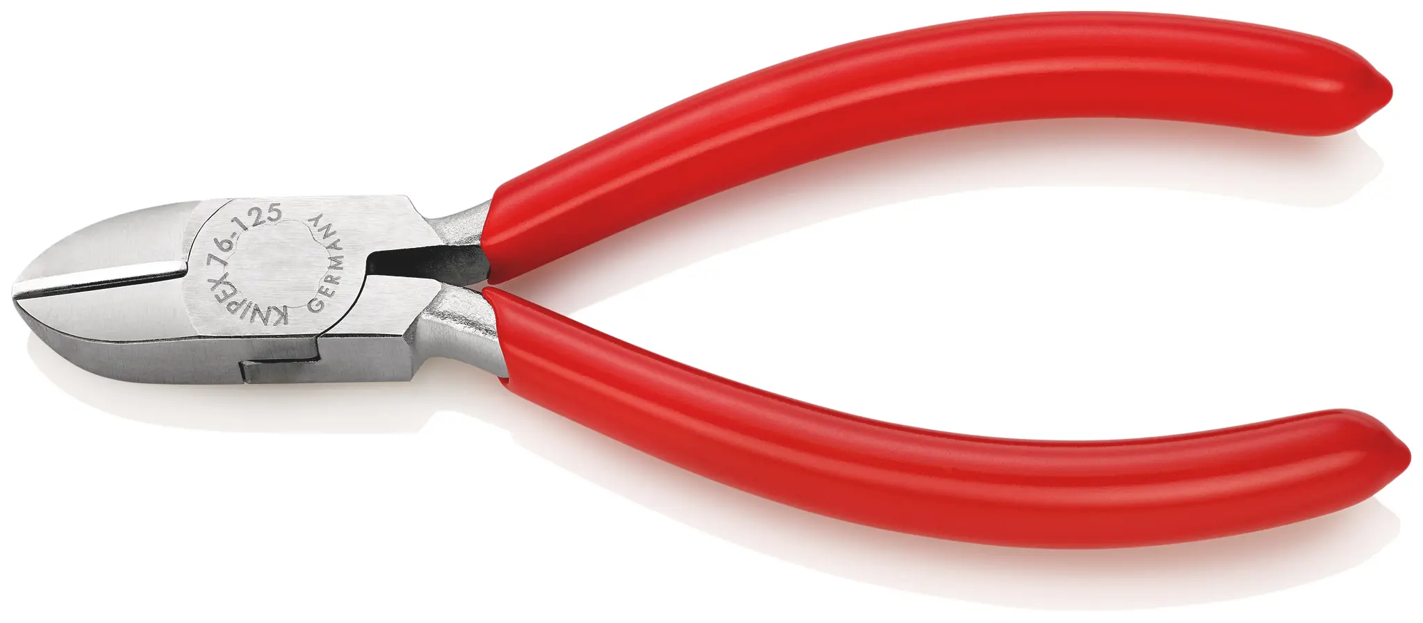 Produktfoto 1 von Knipex Knipex Kleine Fase Schneider Schließer (NO) 125 mm / Backen 16mm, Schneidleistung 3 mm