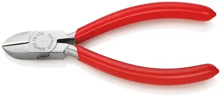 Produktfoto 1 von Knipex Knipex Kleine Fase Seitenschneider Schließer (NO) 125mm / Backen 16mm, Schneidleistung 3 mm