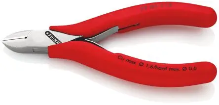 Produktfoto 1 von Knipex Knipex Kleine Fase Seitenschneider Schließer (NO) 115mm / Backen 14mm, Schneidleistung 1.6 mm