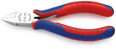 Produktfoto 1 von Knipex Knipex Ohne abgeflachte Kante Seitenschneider Schließer (NO) 130mm / Backen 18mm, Schneidleistung 1.6 mm