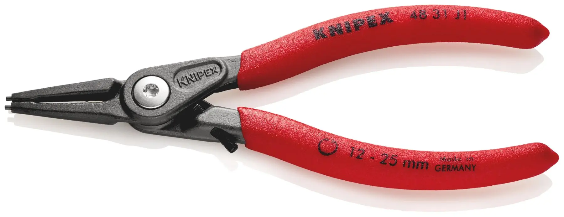 Produktfoto 1 von Knipex 48 31 J1 Sicherungsringzange 140 mm 12 To 25 mm Schließer (NO)