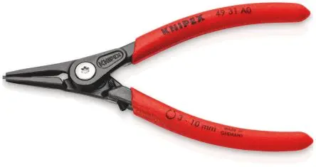 Produktfoto 1 von Knipex Sicherungsringzange 140mm 3 To 10 mm Schließer (NO)