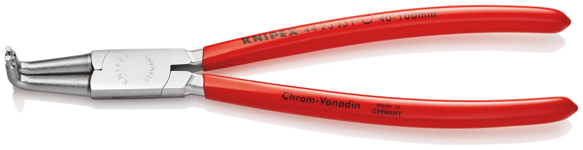 Produktfoto 1 von Knipex 44 23 J31 Crimpzange 215 mm 40 to 100 mm Schließer (NO)
