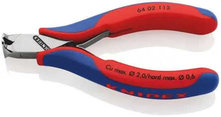 Produktfoto 1 von Knipex Schneider 115mm, Schneidleistung Steel Wire Griff Bi-Material Vornschneider