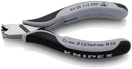 Produktfoto 1 von Knipex Schneider 115mm, Schneidleistung Steel Wire Griff Bi-Material