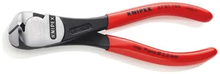 Produktfoto 1 von Knipex Schneider 160mm, Schneidleistung 4.5 mm Griff Polyvinylchlorid Hebel