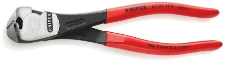 Produktfoto 1 von Knipex Schneider 200mm, Schneidleistung 5 mm Griff Polyvinylchlorid Hebel
