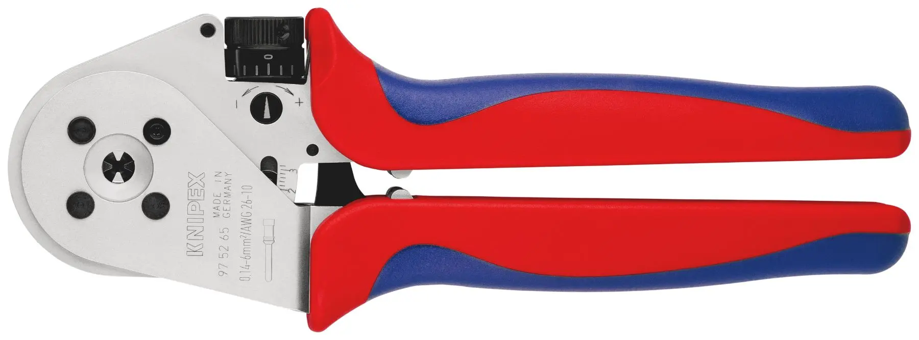 Produktfoto 1 von Knipex 97 Crimp-Werkzeug für Gedrehte Kontakte, 230 mm