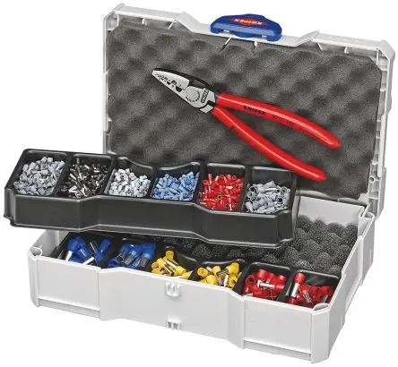 Produktfoto 1 von Knipex Crimp Set Crimpbefestigung Crimp-Sortiment-Satz Zinn Kupfer