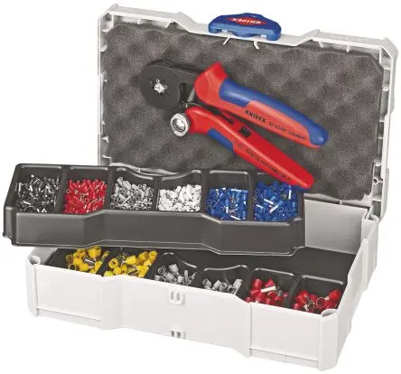 Produktfoto 1 von Knipex Crimp Set Crimpbefestigung Crimp-Sortiment-Satz Zinn Kupfer