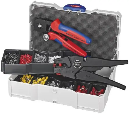 Produktfoto 1 von Knipex Crimp Set Crimpbefestigung Crimp-Sortiment-Satz Zinn Kupfer