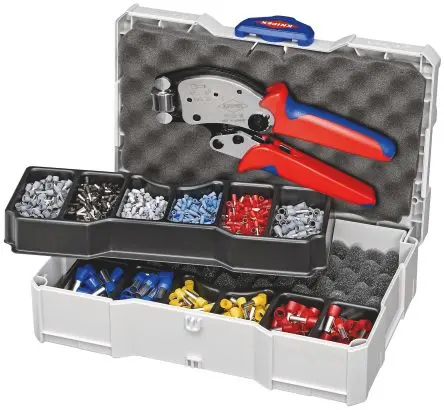 Produktfoto 1 von Knipex Crimp Set Crimpbefestigung Crimp-Sortiment-Satz Zinn Kupfer