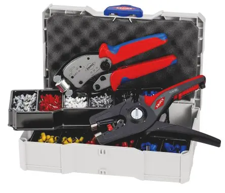 Produktfoto 1 von Knipex Crimp Set Crimpbefestigung Crimp-Sortiment-Satz Zinn Kupfer