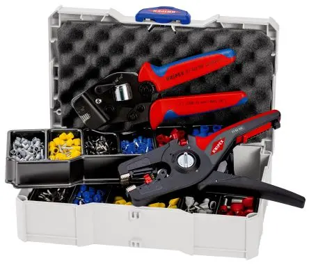 Produktfoto 1 von Knipex Crimp Set Crimpbefestigung Crimp-Sortiment-Satz Zinn Kupfer
