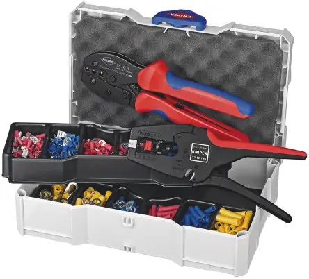 Produktfoto 1 von Knipex Crimp Set Crimpbefestigung Crimp-Sortiment-Satz Zinn Kupfer