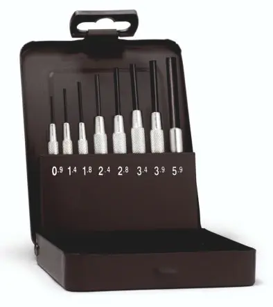 Produktfoto 1 von Knipex Splintentreiber Satz, 8-teilig, Länge 132 mm, Splinttreiber