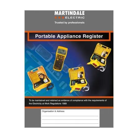 Produktfoto 1 von Martindale Register Buch PAT-Leitfaden für PAT-Prüfgeräte